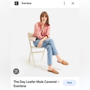 Everlane Day Loafer Mule in Carmel. Size 5.